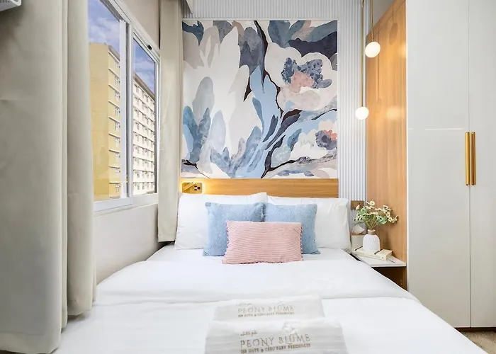 Apartment Peony Blueme 1br At Mabolo Near Ayala-it Park *