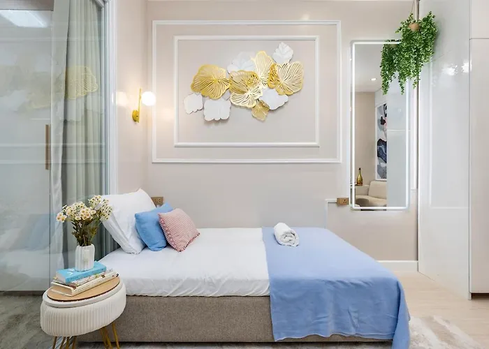 Apartment Peony Blueme 1br At Mabolo Near Ayala-it Park